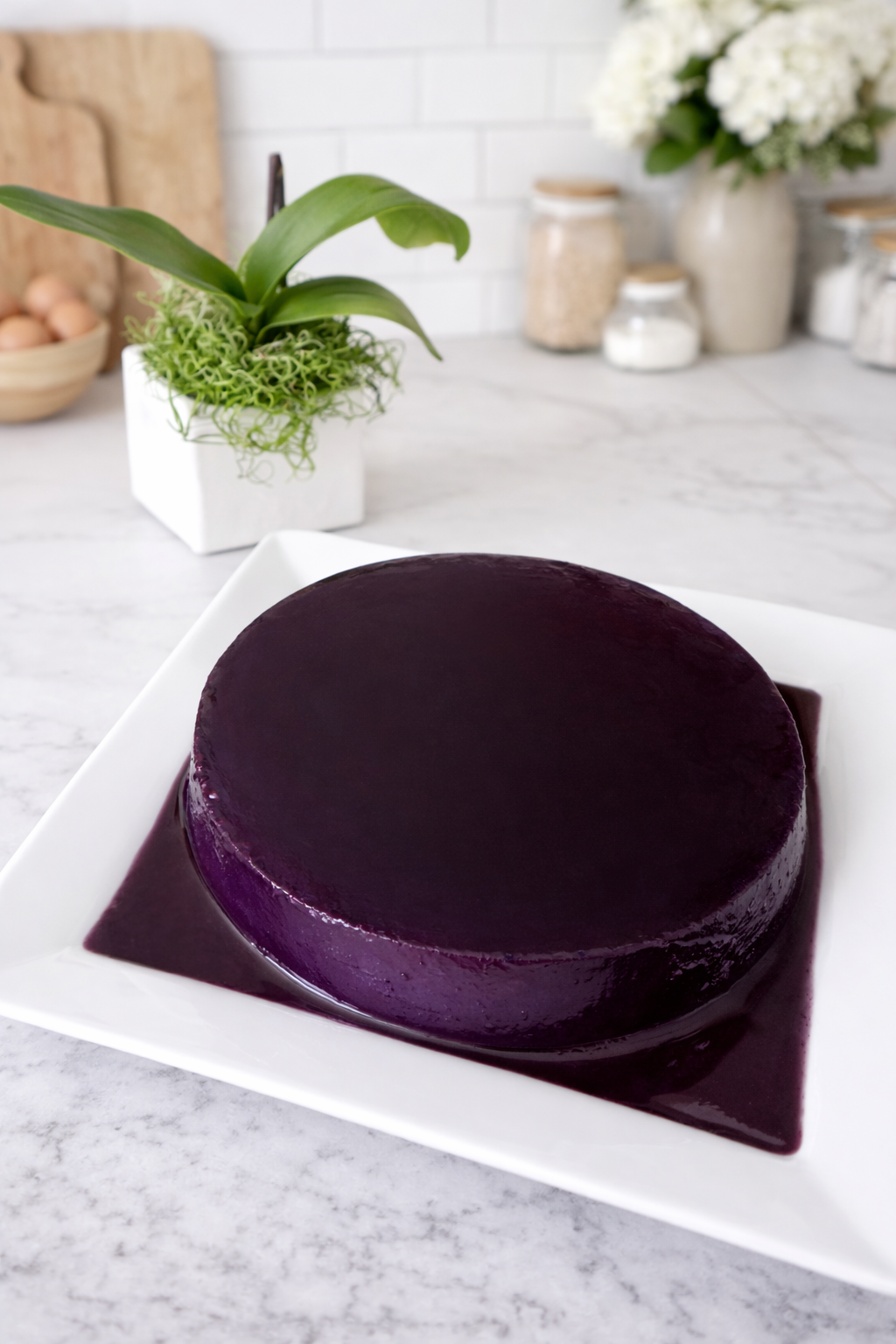 Ube Flan (10+ Servings)