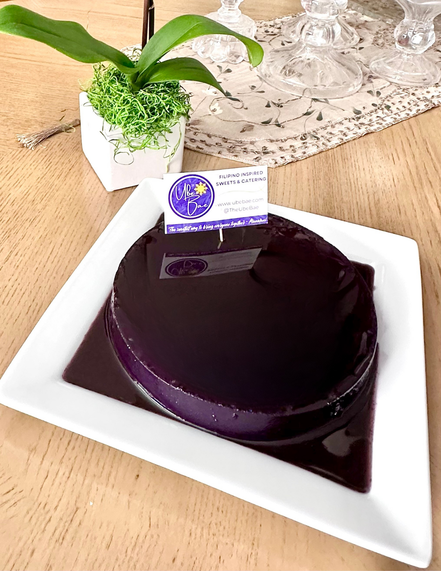 Ube Flan (10+ Servings)