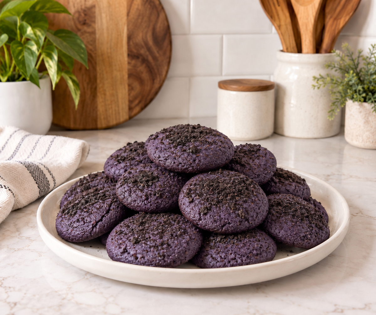 (36 Cookies) Ube Cookie Monsters