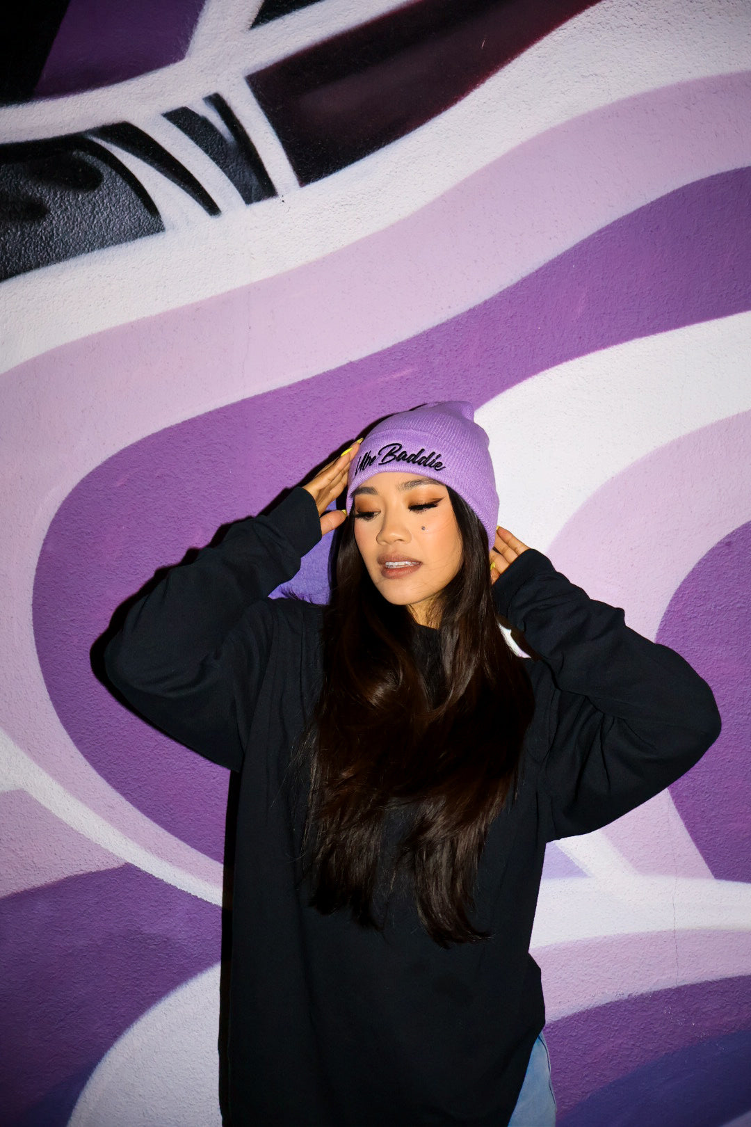 Ube Baddie Beanie (Purple)