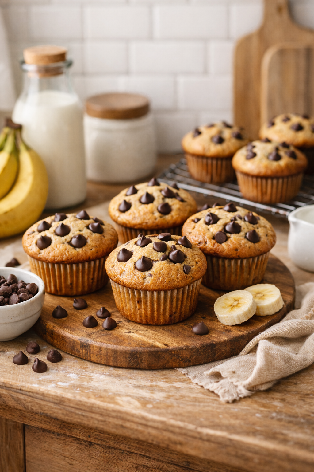 Chocolate Banana (6 Muffins)
