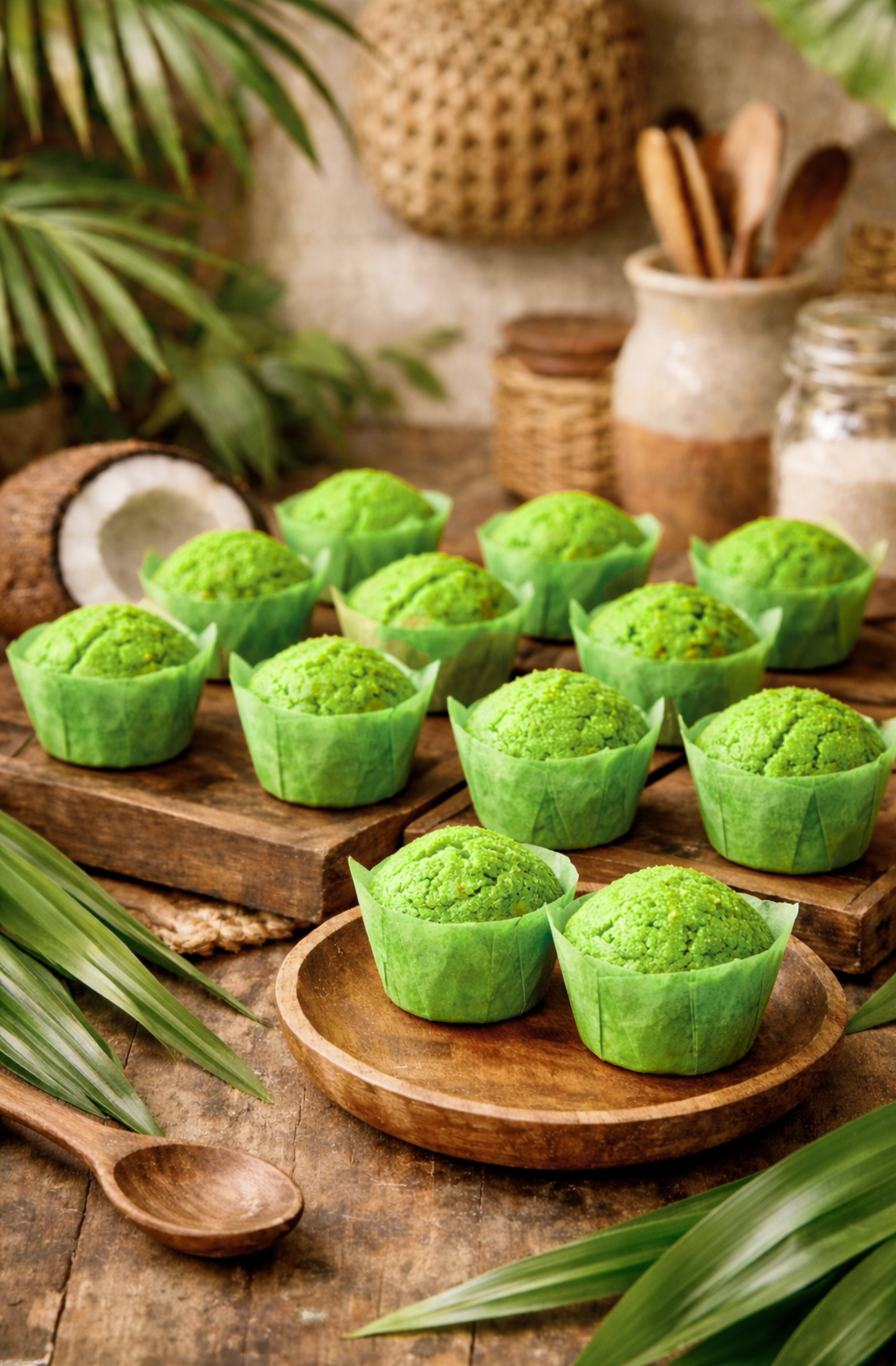 Pandan (12 Mini Muffins)