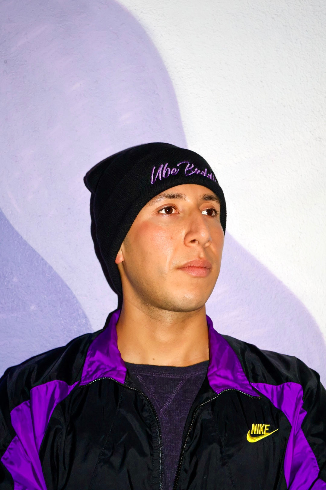 Ube Baddie Beanie (Black)