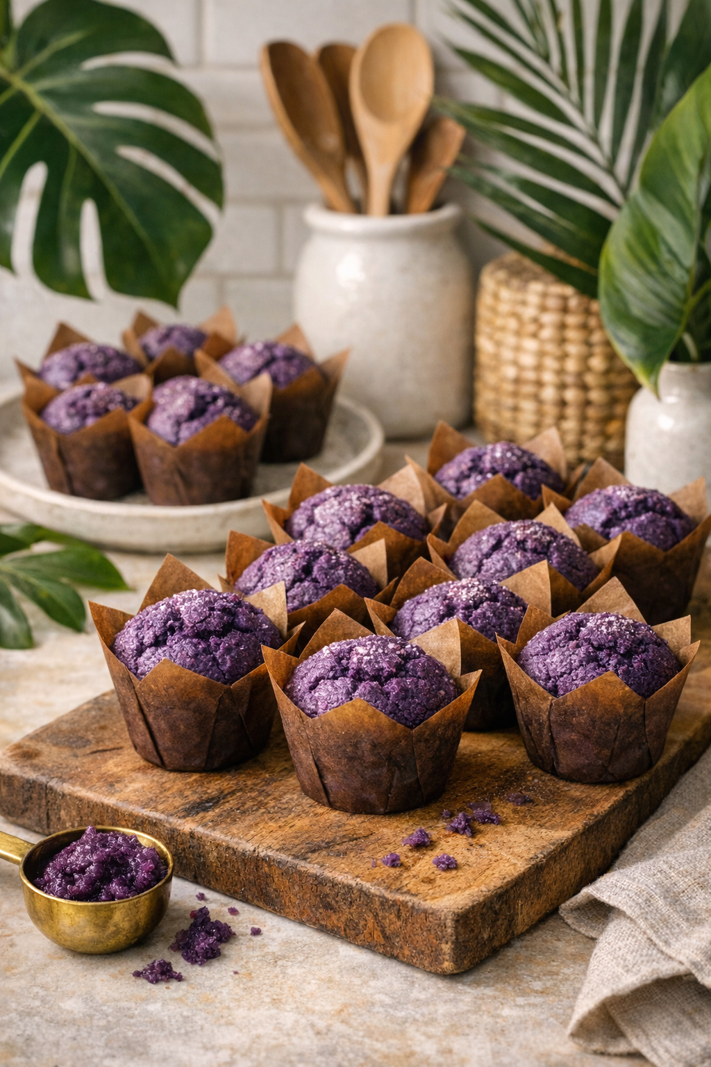 Ube Crumble (6 Muffins)
