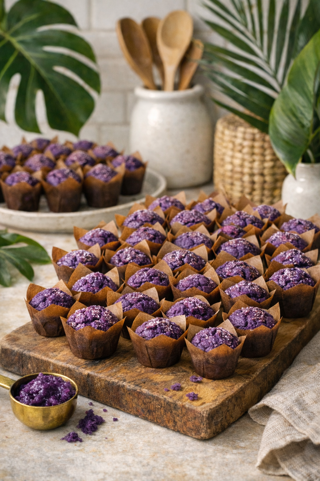 Ube Crumble (12 Mini Muffins)